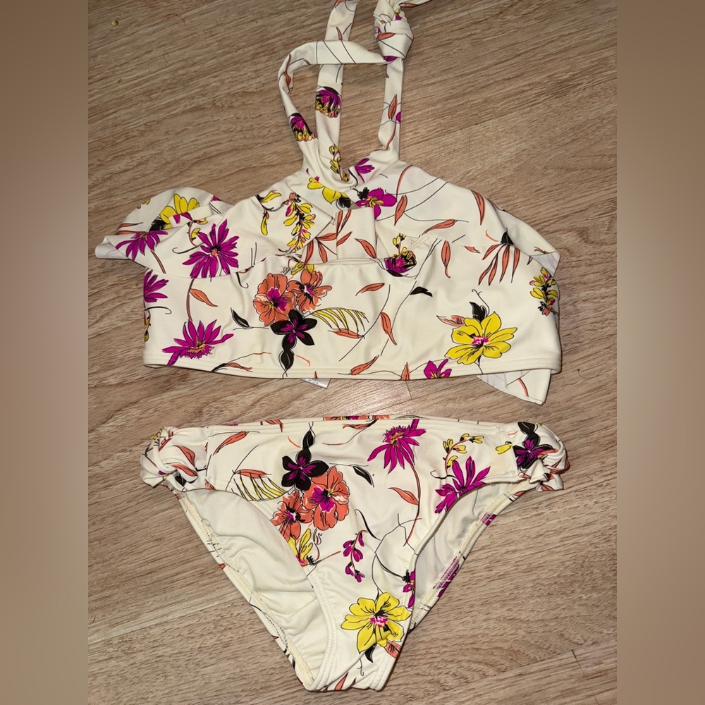 O'Neill Cream and Orange Bikini